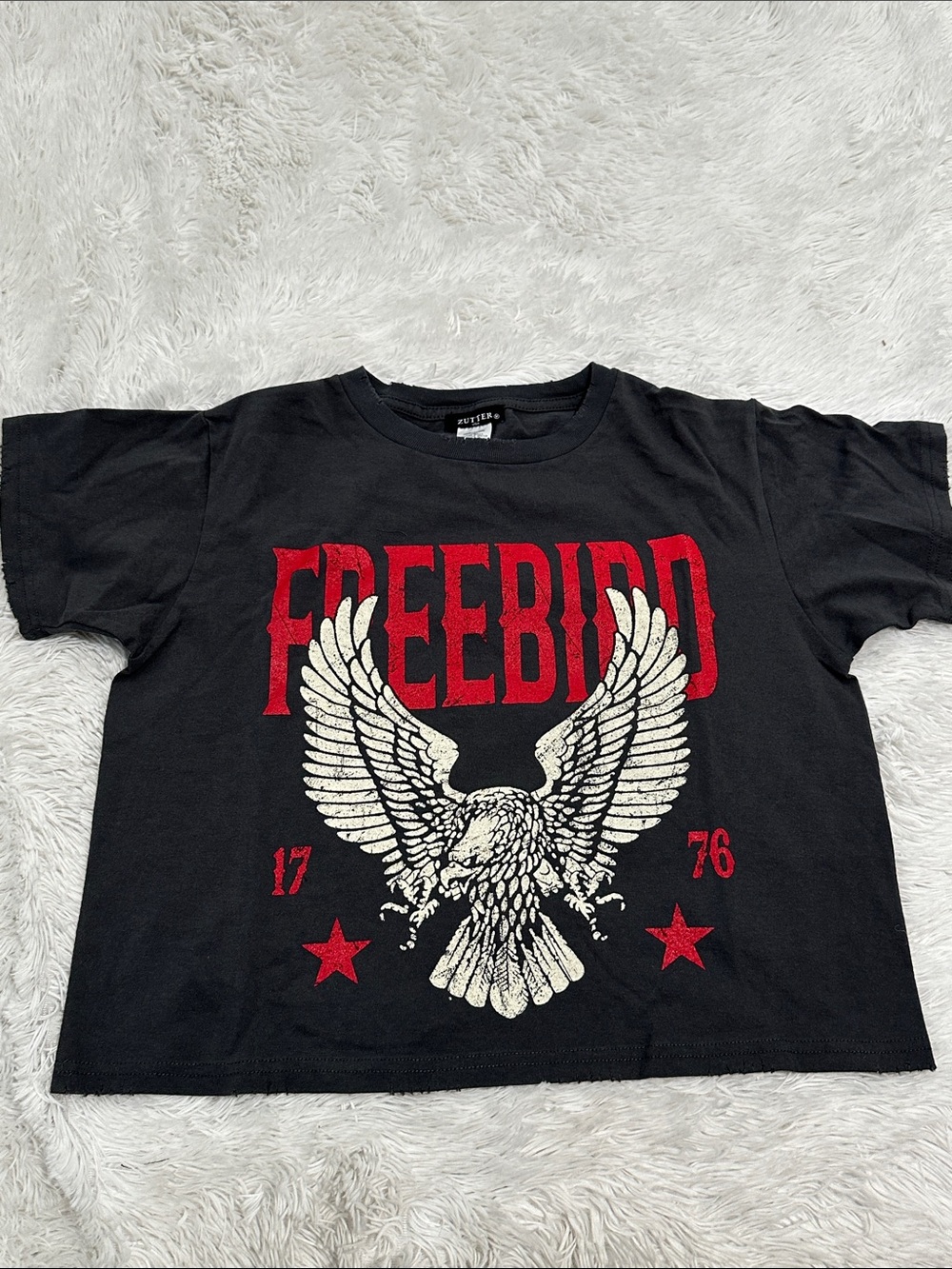 ❤️ NWOT Zutter FreeBird Crop T-Shirt